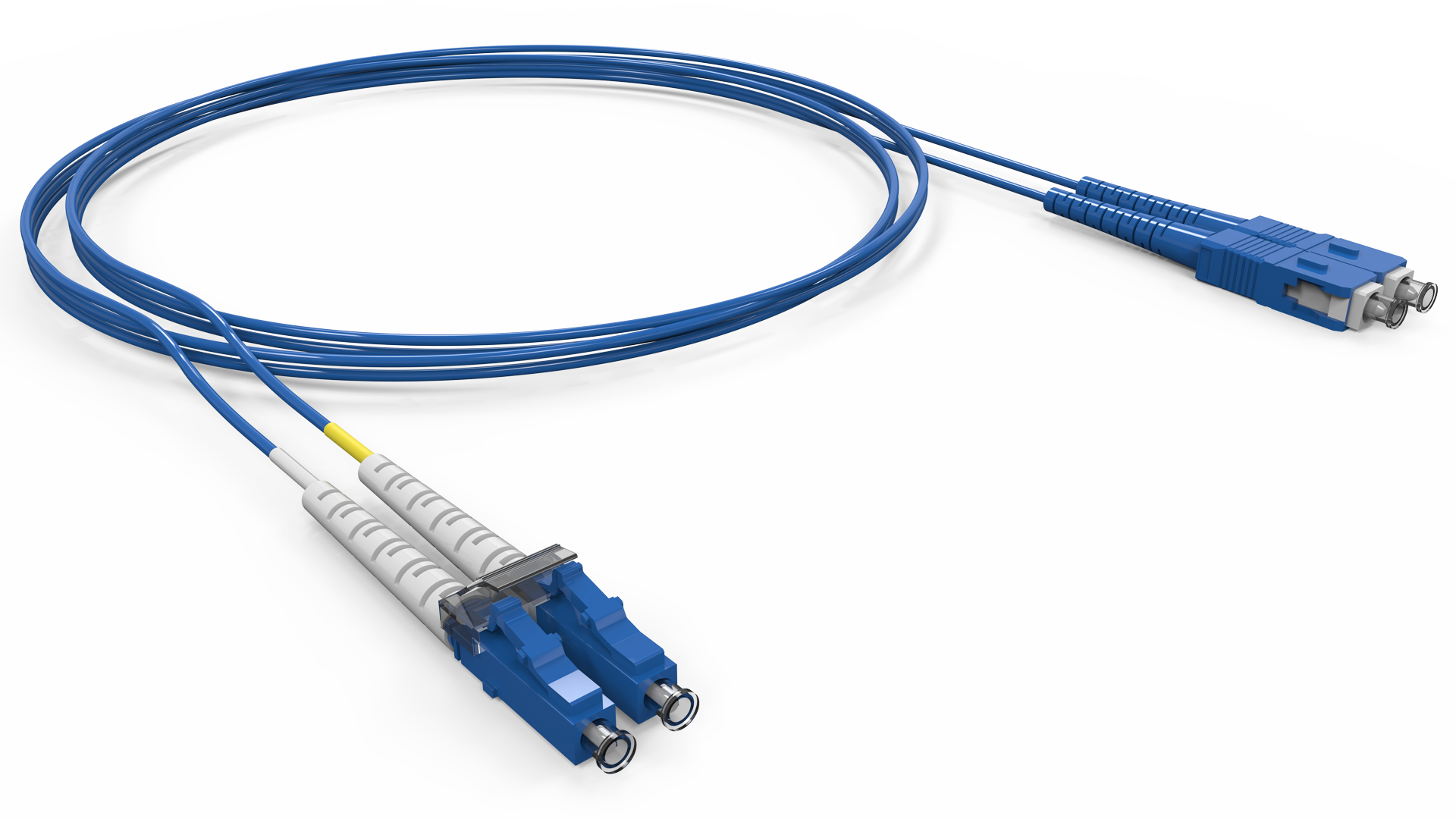 CORDÃO DUPLEX CONECTORIZADO SM LC-UPC SC-UPC